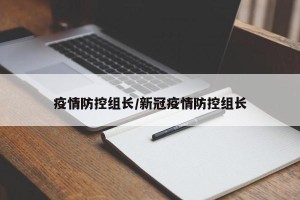 疫情防控组长/新冠疫情防控组长